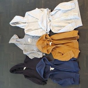 2T Basic Zip Hoddies